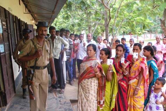 Large scale violence mars Panchayat poll in Tripura